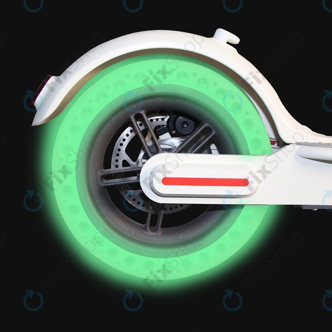 Pneumatico tubeless pieno resistente per Xiaomi Mi Electric Scooter 1S, 2, M365, Essential, Pro, Pro 2, Verde fluorescente