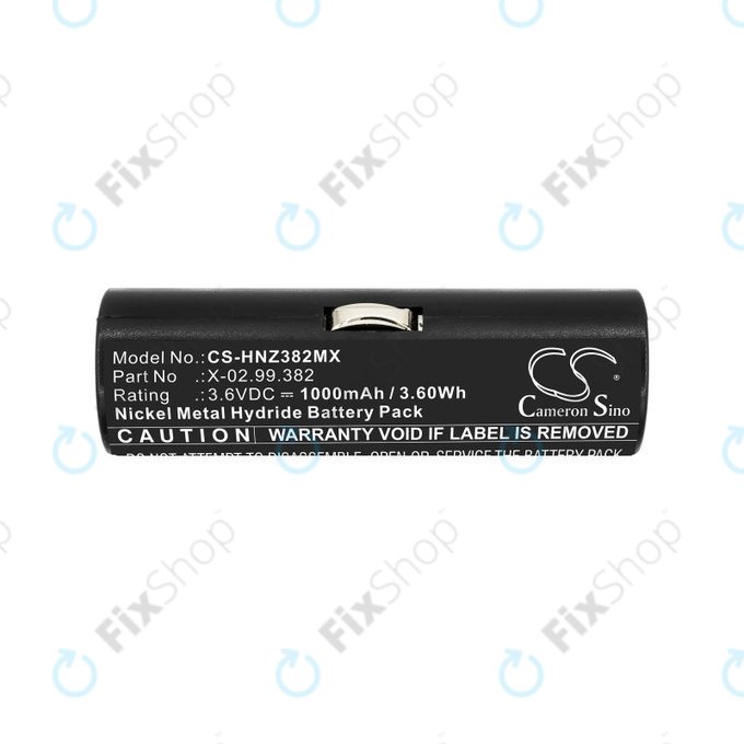 Batteria per Heine Ophthalmoscope Beta 200, X-02.99.382, Ni-MH, 1000mAh, 3.6V, HQ