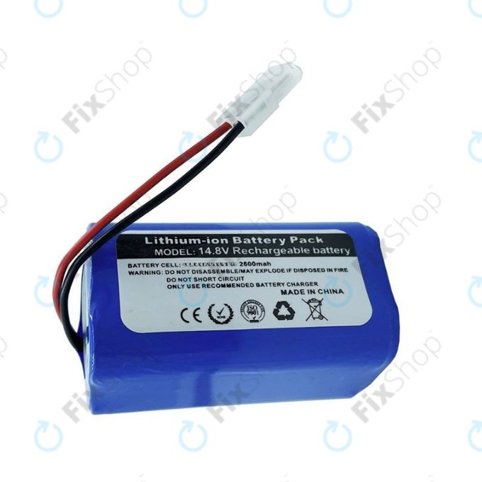 Batteria per Xiaomi Essential (Mijia G1), Flyco FC-seriess, myVacBot SN500, Panasonic MC-seriess, Phicomm X3, Puppy R-seriess, Li-026418, Li-Ion, 2600mAh, 14.8V