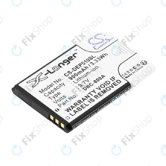Batteria per Doro 1360, DBC-800A, Li-Ion, 3.7V, 900mAh, HQ