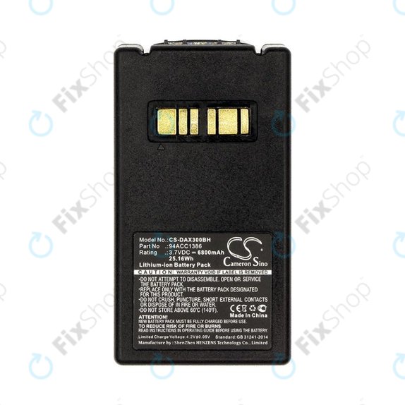Batteria per Datalogic Falcon X4, X3, 94ACC1386, Li-Ion, 6800mAh, 3.7V, HQ