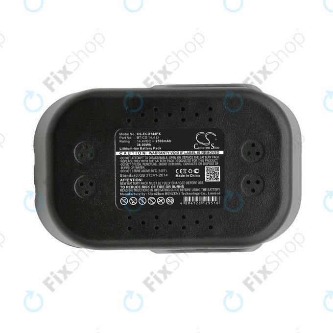 Batteria per Einhell BT-CD 14.4 Li, BT-CD 14.4 Li, Li-Ion, 2500mAh, 14.4V, HQ