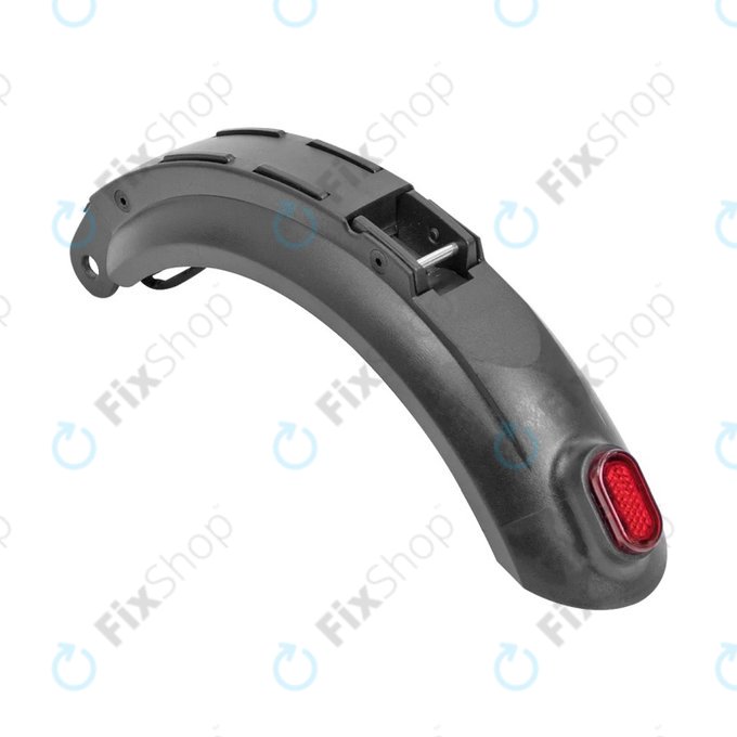 Parafango posteriore con luce e cavo per Kugoo S1, S1 Pro, S2, S3, Black