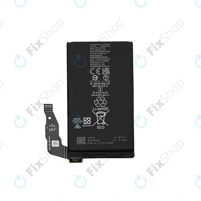Batteria per Google Pixel 8a, G07DF, G949-01097-00, G949-00795-00, 4492mAh, Genuine Service Pack