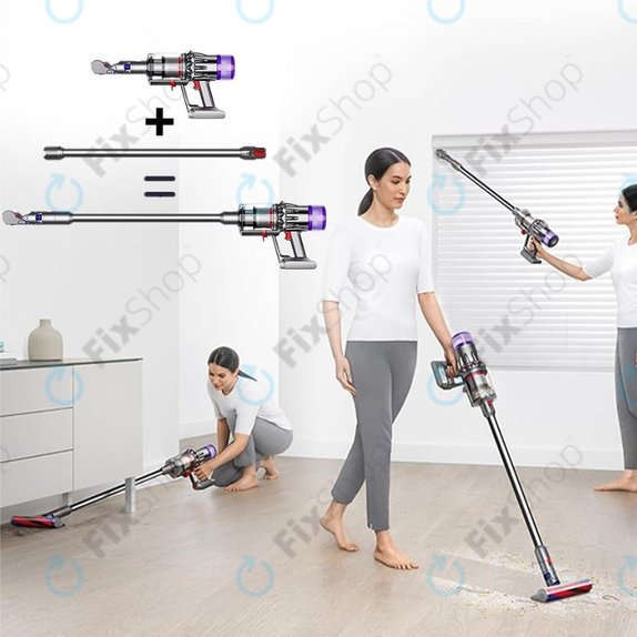 Tubo di aspirazione Silver per Dyson V12
