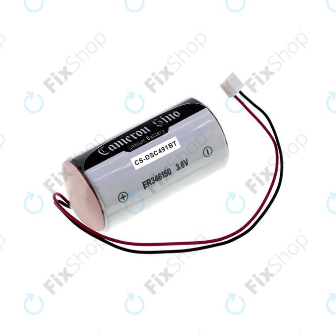 Batteria per DSC WT4911B, WT4911R Wireless Outdoor Siren, Li-MnO2, ER34615M-T1, 14500mAh, 3.6V, HQ