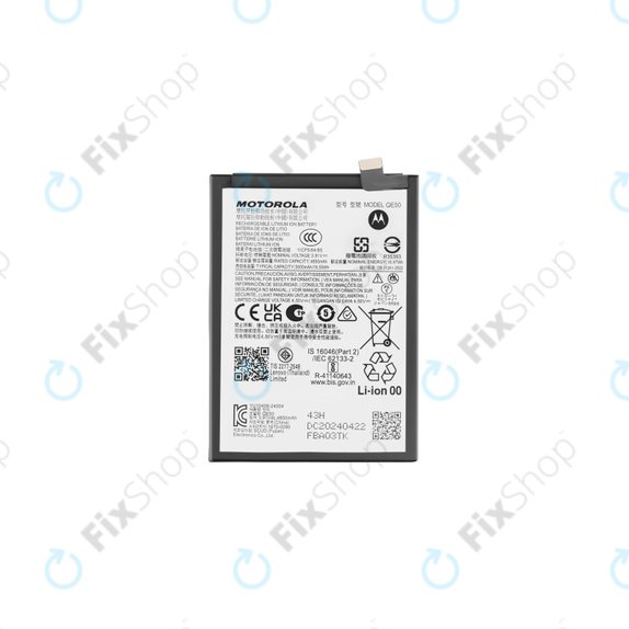 Batteria per Motorola Moto G85 5G, QE50, SB18E14178, 5000mAh, Genuine Service Pack