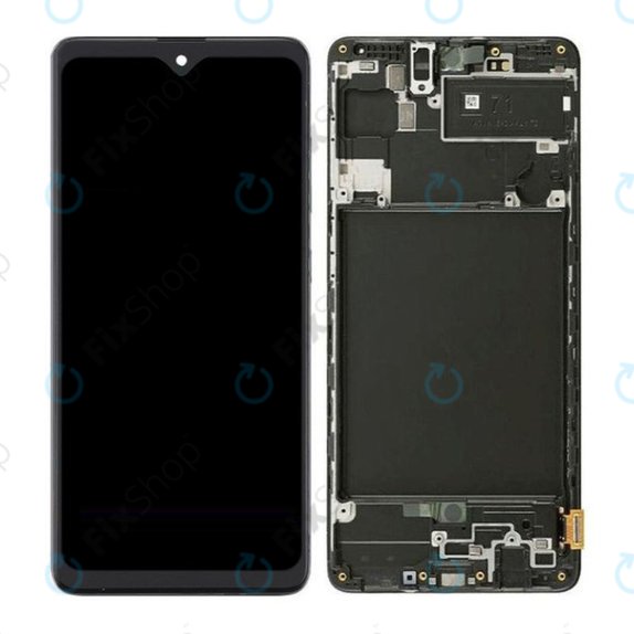 Schermo OLED per Samsung A71 A715F, Vetro touch con cornice, Pannello piccolo