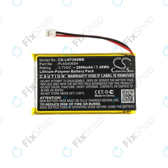 Batteria per Luvion Prestige Touch 2, PL654065H, Li-Pol, 2000mAh, 3.7V, HQ