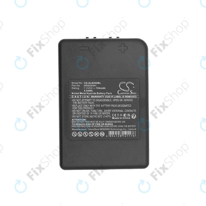 Batteria per Autec E16, Modular MJ, MK, MBM06MH, Ni-MH, 700mAh, 7.2V, HQ