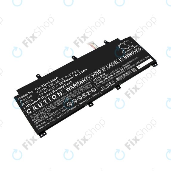 Batteria per Asus ROG Flow X13 GV301QE-K6008, C41N2009, Li-Pol, 3950mAh, 15.48V, HQ