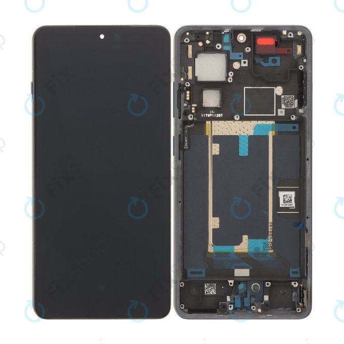 Schermo OLED per OnePlus 13R 5G CPH2645, Black, Vetro touch con cornice