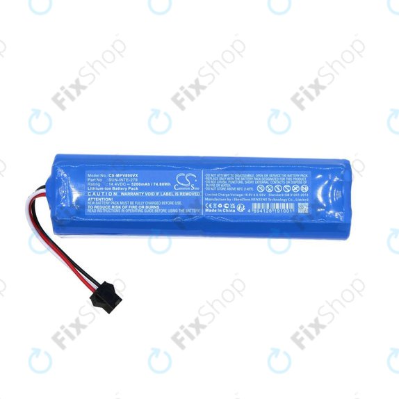 Batteria per Mamibot ExVac 890, SUN-INTE-279, Li-Ion, 5200mAh, 14.4V, HQ