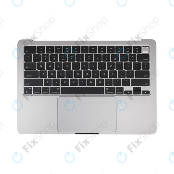 Top case con tastiera US e batteria per MacBook Air 13", A3113 (2024), Space Gray, 661-40227, Genuine Apple