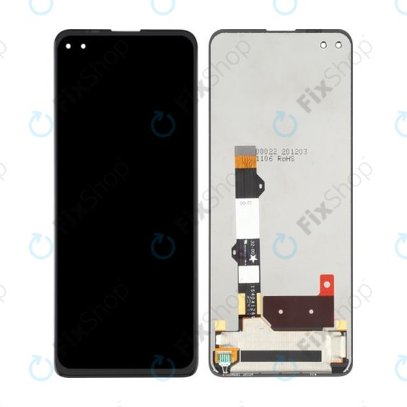 Schermo LCD per MotGoldla Moto G100 XT2125, Vetro touch senza cornice