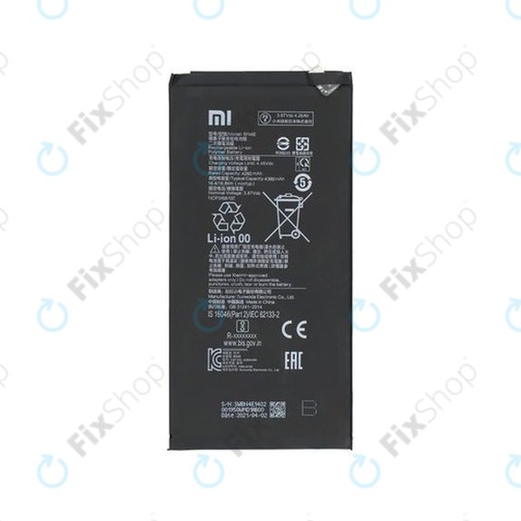 Batteria per Xiaomi Mi Pad 5, BN4E, 460200007P5Z, 4360mAh, Genuine Service Pack