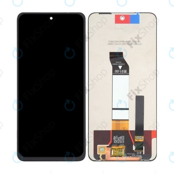 Schermo LCD per Xiaomi Redmi Note 10 5G, Note 10T 5G, Vetro touch senza cornice