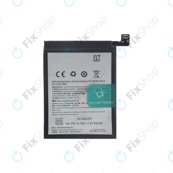 Batteria per OnePlus 3, BLP613, 3000mAh