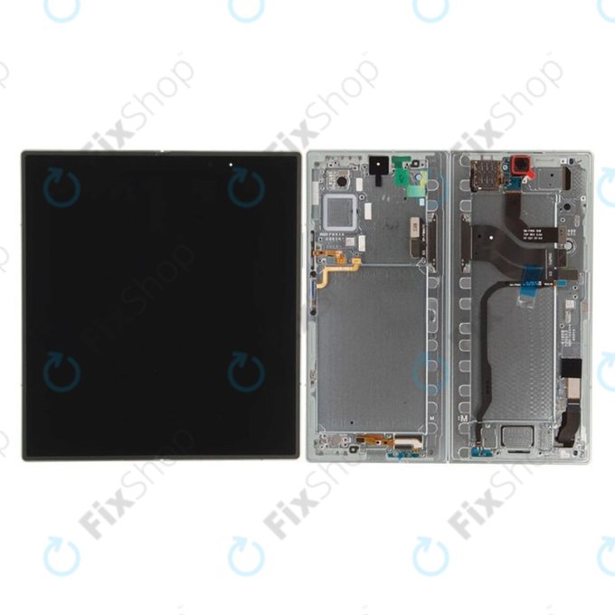 Schermo per Samsung Z Fold 7 F966B, Mint, Vetro touch con cornice, GH82-37548D, Genuine Service Pack