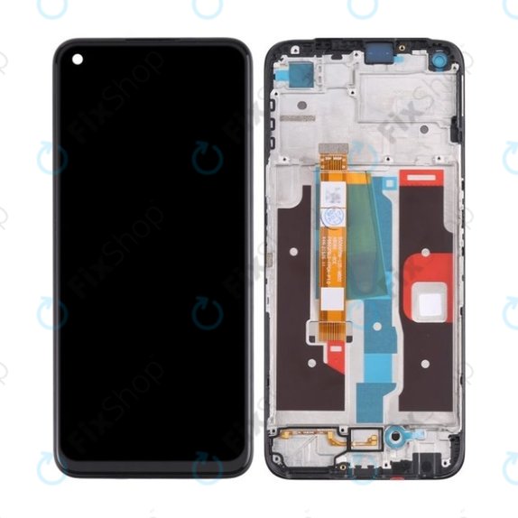 Schermo per Realme 8i RMX3151, Vetro touch con cornice