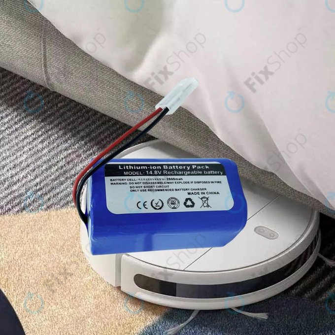 Batteria per Xiaomi Essential (Mijia G1), Flyco FC-seriess, myVacBot SN500, Panasonic MC-seriess, Phicomm X3, Puppy R-seriess, Li-026418, Li-Ion, 2600mAh, 14.8V