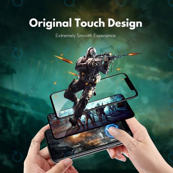 Schermo Soft OLED per iPhone 16e, 17e, Vetro touch con cornice, FixPremium