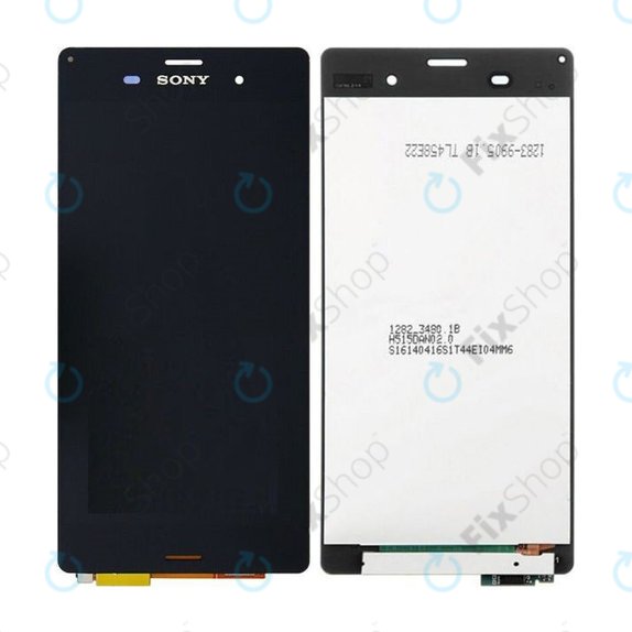 Schermo LCD per Sony Xperia Z3 D6603, Black, Vetro touch senza cornice