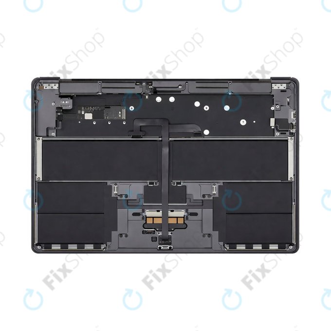 Top case con tastiera US e batteria per MacBook Air 15", A3114 (2024), Space Gray, 661-34895, Genuine Apple