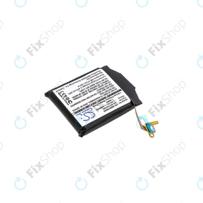 Batteria per Samsung Gear S3 Frontier R760, R765, 350mAh, Li-Pol, 3.85 V, EB-BR760, HQ