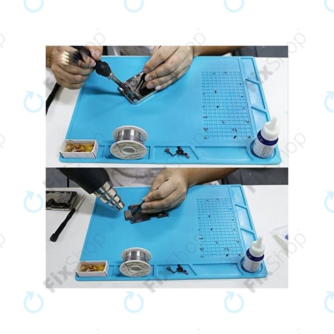 Tappetino in silicone antistatico ESD termoresistente 35 x 25cm