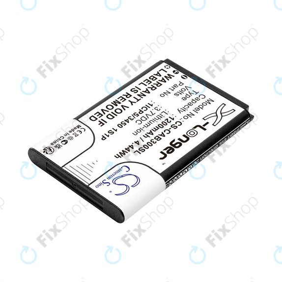 Batteria per Cat B30, 1ICP5/3450, 1S1P, Li-Ion, 3.7V, 1200mAh, HQ