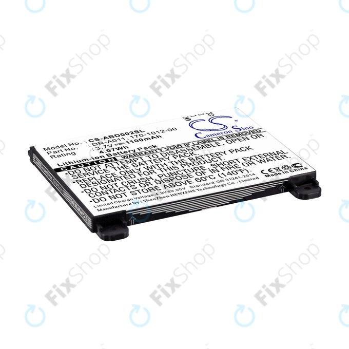 Batteria per Amazon Kindle 2, DR-A011, Li-Ion, 1100mAh, 3.7V, HQ
