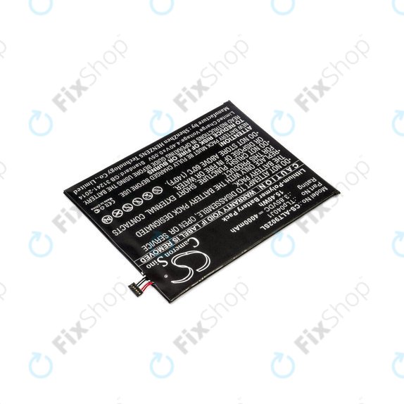 Batteria per Alcatel 8082, Alcatel 9024w, TLp040J1, Li-Pol, 3.85V, 4000mAh, HQ