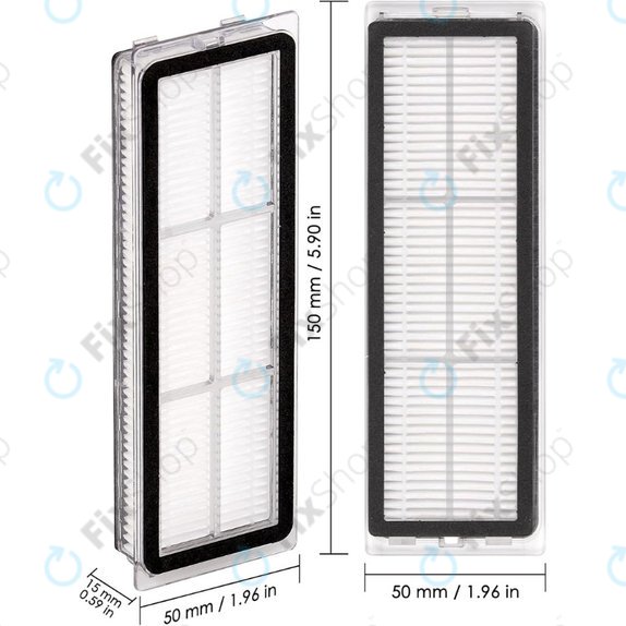 Filtro HEPA, 2 pz. per Xiaomi Dreame L10s Pro Gen2, D10s Plus Gen2, L10s Ultra