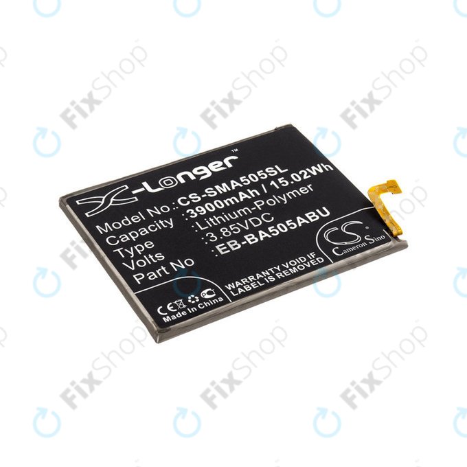 Batteria per Samsung A20 A205F, 3900mAh, Li-Pol, 3.85 V, EB-BA505ABN, HQ