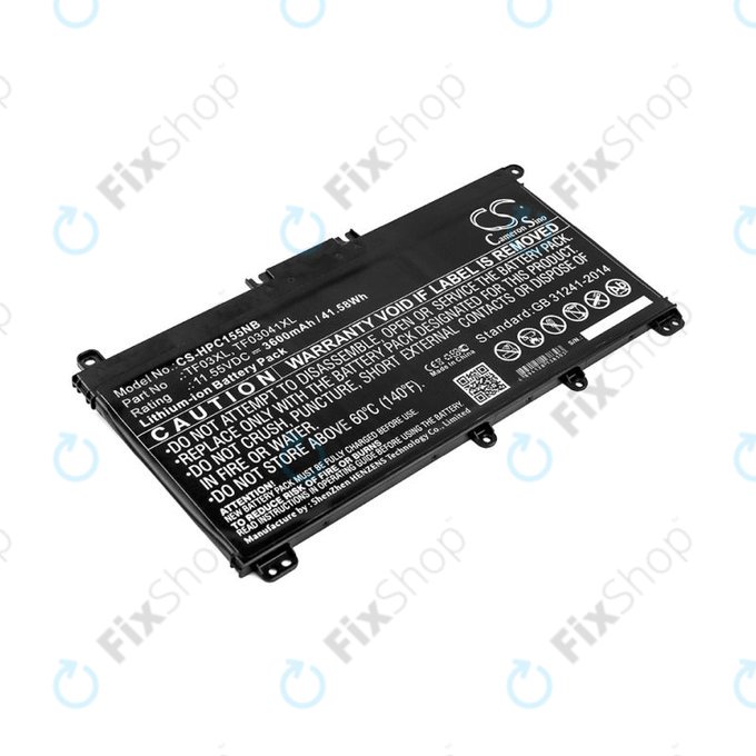 Batteria per HP Pavilion 14, 15, X360, TF03XL, Li-Ion, 3600mAh, 11.55V, HQ