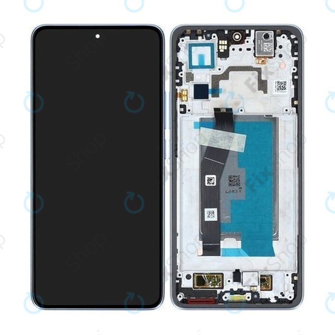 Schermo per Xiaomi 14T, Titan Blue, Vetro touch con cornice, 5600050N12A00, Genuine Service Pack