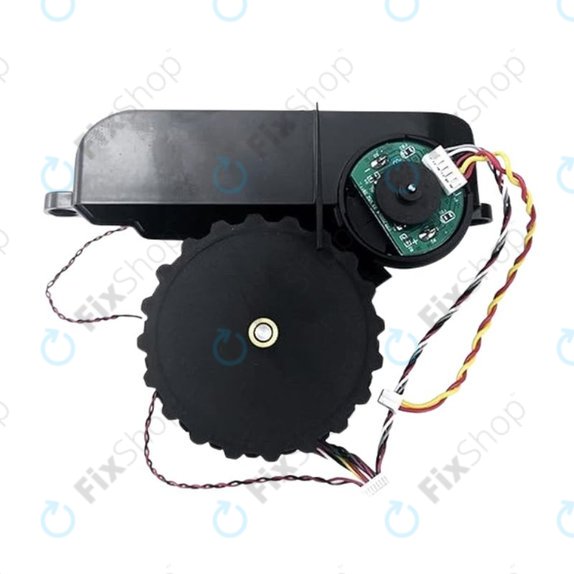 Ruota con motore (sinistra) per Xiaomi Mi Robot Vacuum Mop Pro (P), Viomi V2 Pro, V3, Black