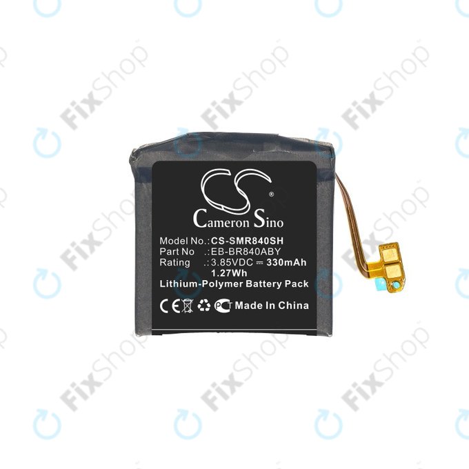 Batteria per Samsung Galaxy Watch 3 45mm R840, R845, 330mAh, Li-Pol, 3.85 V, EB-BR840ABY, HQ