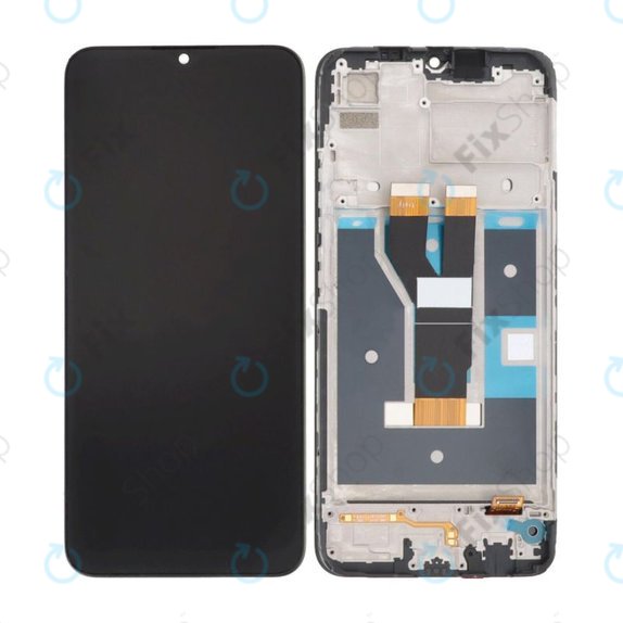 Schermo per Realme C11 2021 RMX3231, Vetro touch con cornice