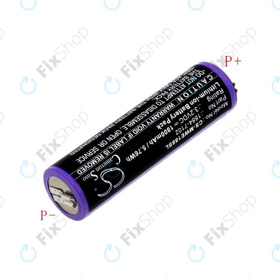 Batteria per Moser Ermila 1884, 1885, Wahl 1884 LI+PRO, Wahl Ermila 1884, 1885, LiFePO4, -, 1800mAh, 3.2V, HQ