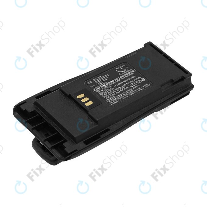 Batteria per Motorola CP140, 150, 160, 200, DP1400, GP3188, NNTN4496, Li-Ion, 1800mAh, 7.2V, HQ