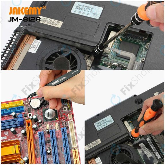 Set cacciaviti di precisione magnetici multiuso intercambiabili 45 in 1, Jakemy JM-8128