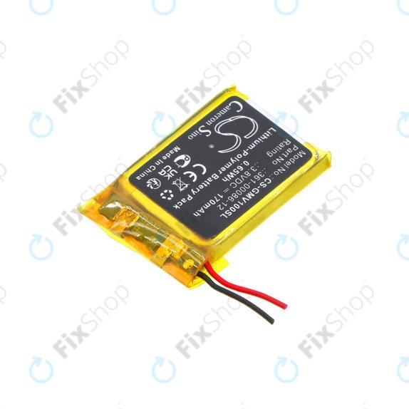 Batteria per Garmin Femix 6s Pro, Venu 361-00086-12, Li-Pol, 170mAh, 3.8V, HQ