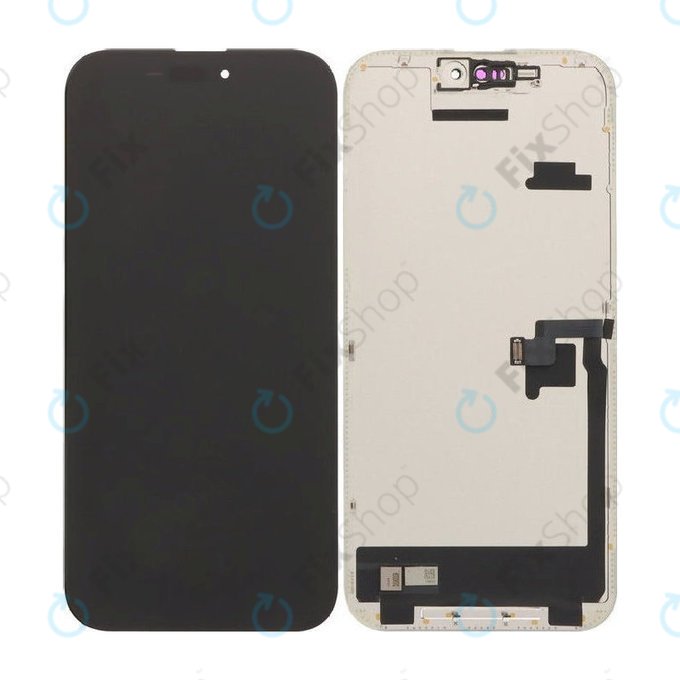 Schermo Soft OLED 120Hz per iPhone 16 Pro Max, Vetro touch con cornice, FixPremium PRO
