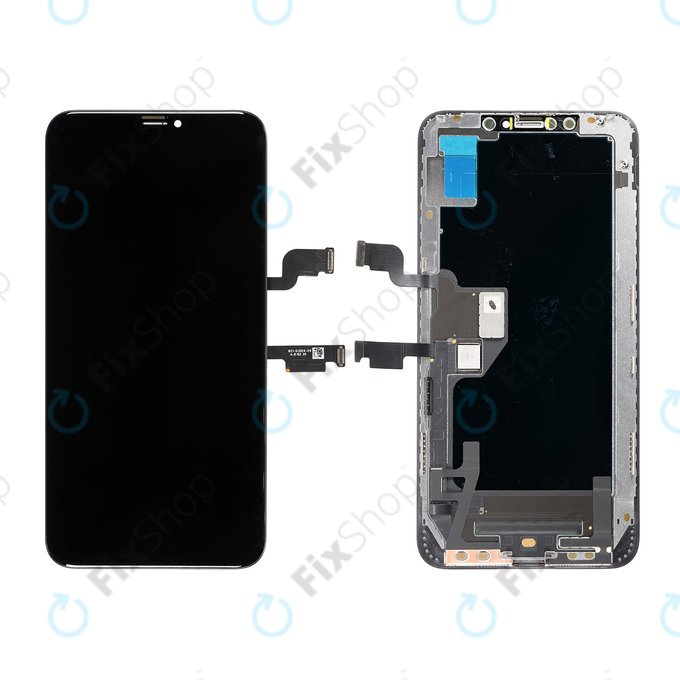 Schermo per iPhone XS Max, Vetro touch con cornice, Refurbished