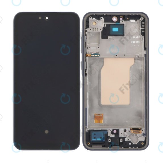 Schermo OLED per Samsung A35 A356B, Awesome Iceblue, Vetro touch con cornice