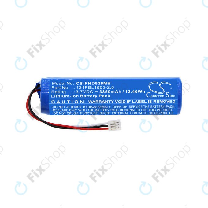 Batteria per Philips Avent SCD923P, SCD923/26, Avent SCD923, 1S1PBL1865-2.6, Li-Ion, 3350mAh, 3.7V, HQ