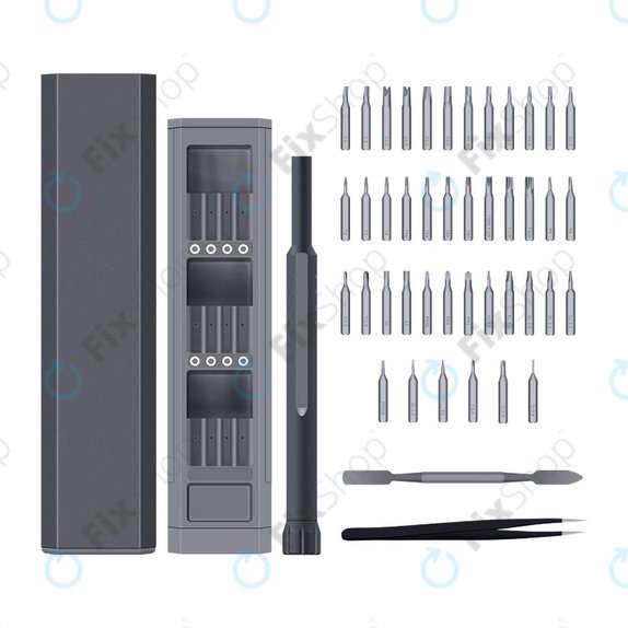 Set cacciaviti di precisione per riparazione telefoni e PC 44 in 1, Kingsdun