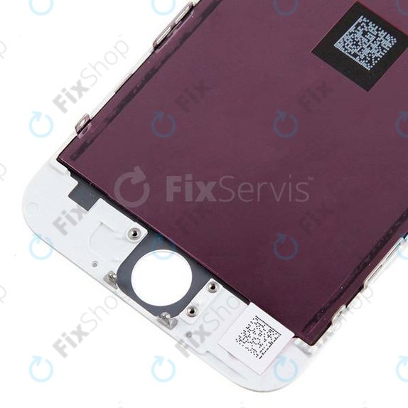 Schermo per iPhone 6, White, Vetro touch con cornice